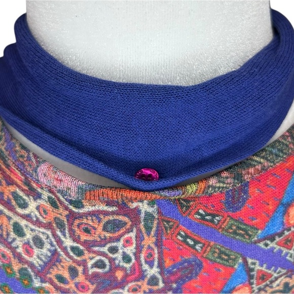 Etro - Paisley Print Sleeveless Shift Midi Dress, Neck Ties - Size 8 -US, 44 -IT - Picture 13 of 16